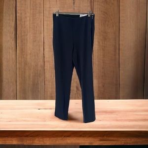 NWT Nine West navy blue side zipper size 6.